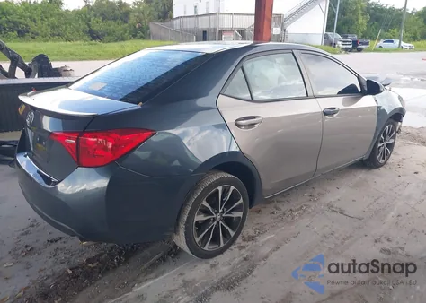 2017 Toyota Corolla Se из США, поврежденный, VIN 2T1BURHE9HC888685